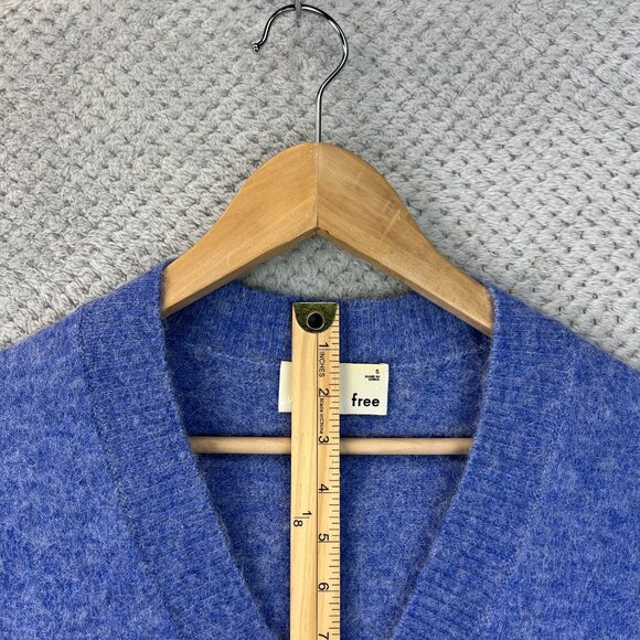 Wilfred Free Womens Sweater Alpaca Wool Relaxed Fit V-Neck Effortless Cozy Small - Picture 8 of 15